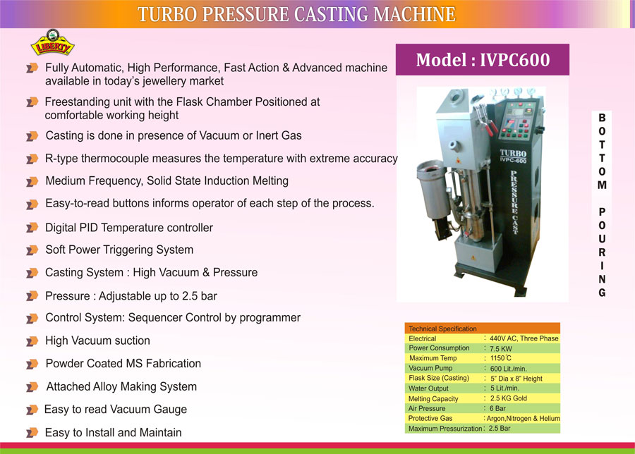 Trbo-Pressure-Casting-Machine