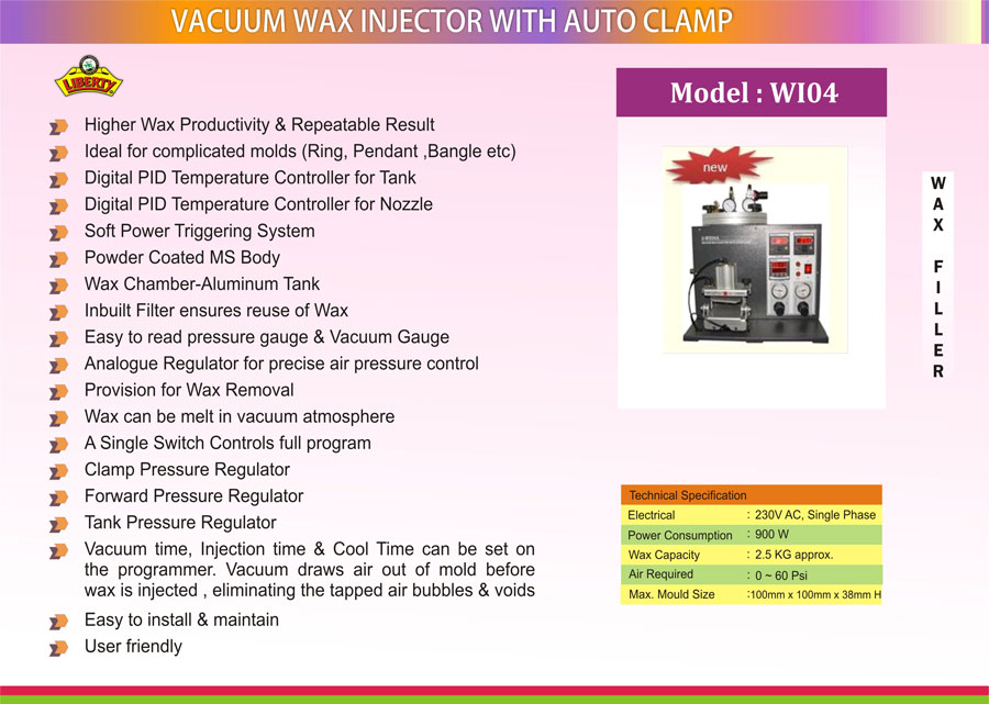 Vacuum-Wax-injector-with-Auto-Clamp