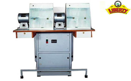 Double Station Polishing Machine with Dust Collector